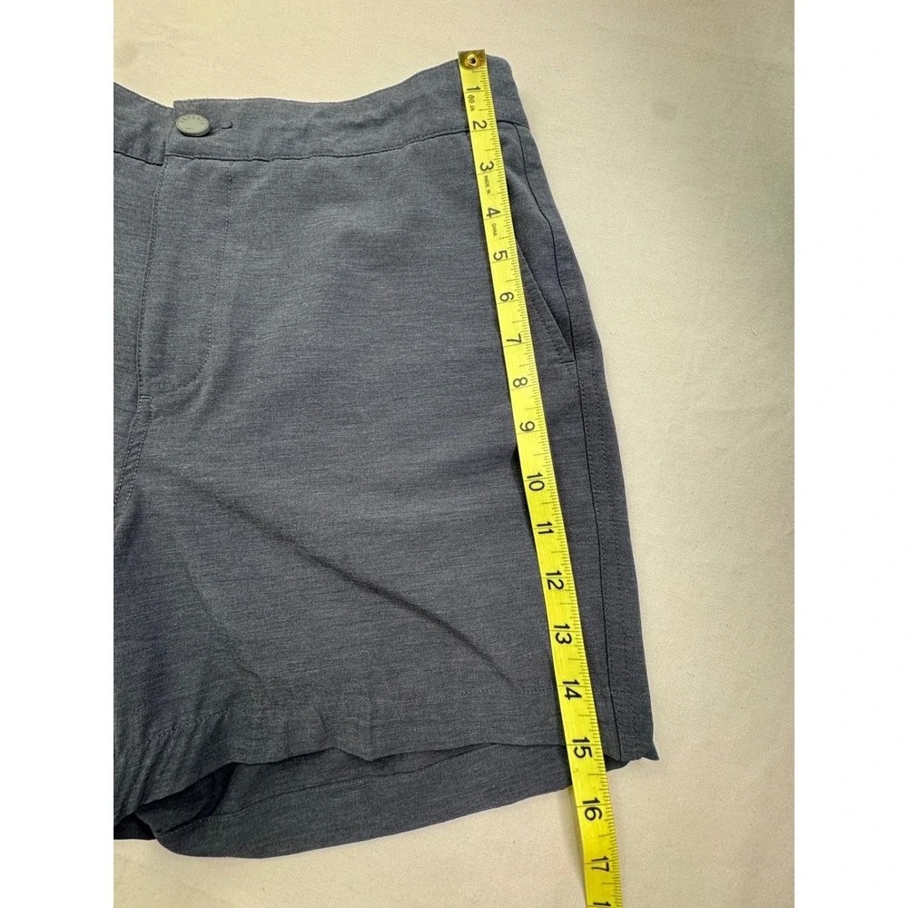Faherty All Day Shorts Mens 31 Charcoal Gray Heather Hybrid Stretch athletic